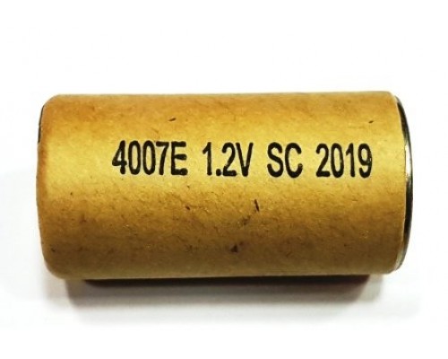 Элемент NI-CD 4007E 1.2В 1.5Ah 42мм/23мм для аккумуляторной батареи NI-CD