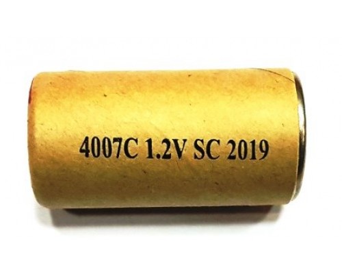 Элемент NI-CD 4007C 1.2В 1.3Ah 42мм/23мм для аккумуляторной батареи NI-CD