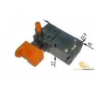 Выключатель (157) для перфораторов и лобзиков  с фиксатором и рег. оборотов